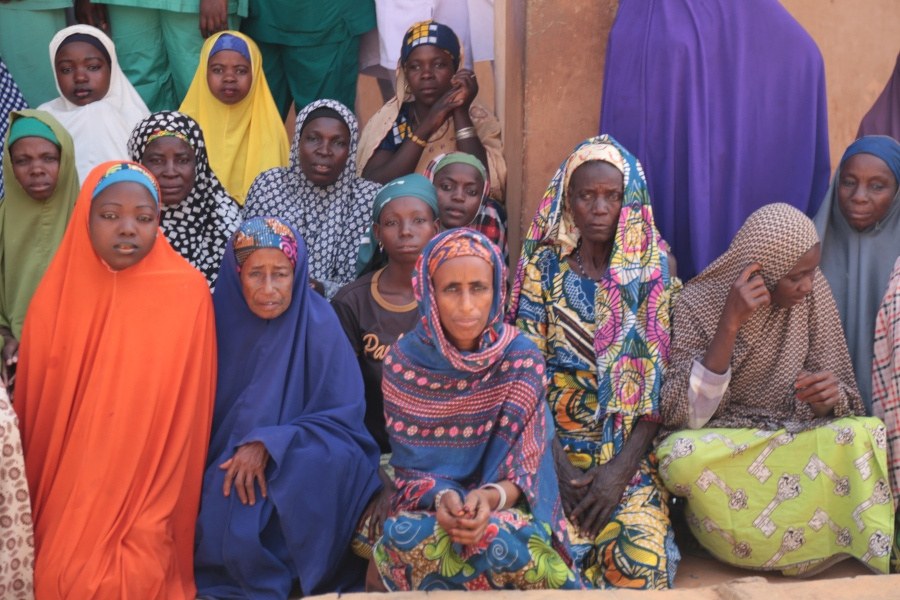 Women receiving support